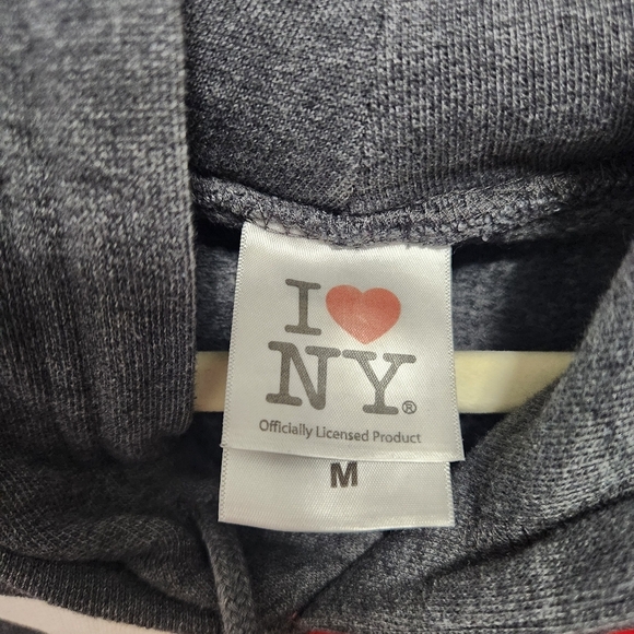 I Love NY Gray Hoodie - Picture 4 of 4
